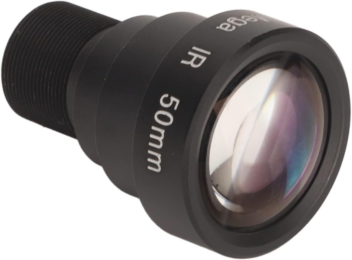 Hoogwaardige 50mm 5MP HD Camera Lens met M12 Interface voor Alu Behuizing en CCTV Toepassingen