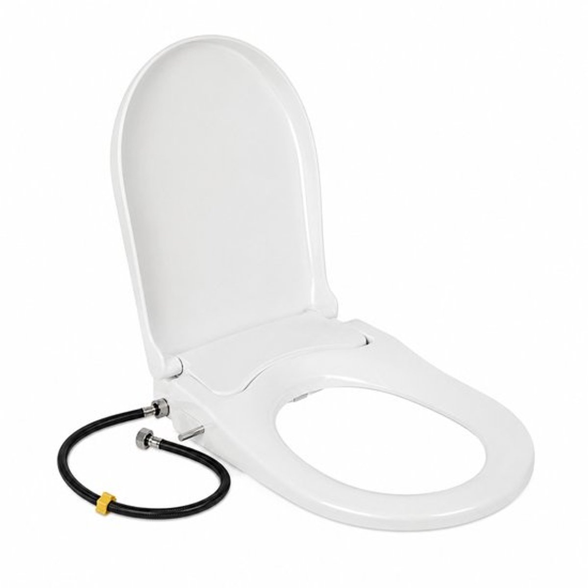 Toiletzitting met Bidet - Douche Toilet - Persoonlijke Hygiëne - Dubbele Reiniging - 48 x 35 cm - Wit