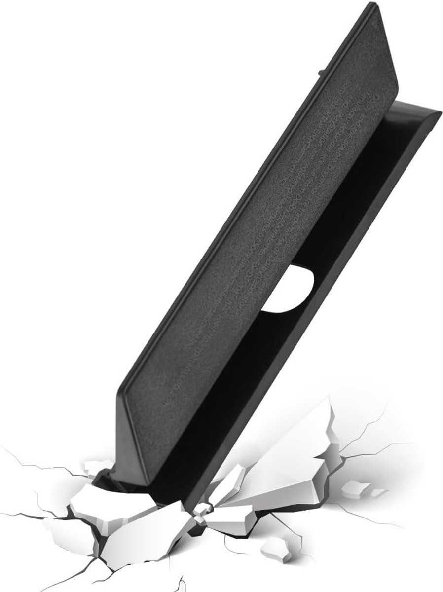 Harde Schijf Afdekking voor PS4 Console - Plastic HDD Deuropening, Zwart, Lichtgewicht en Antislip Design