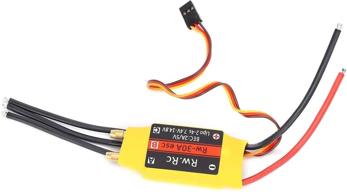 Brushless Water Cooling Elektrische Speed Controller ESC voor RC Boot Model - 30A, Hoge Prestaties, Betrouwbaar en Duurzaam