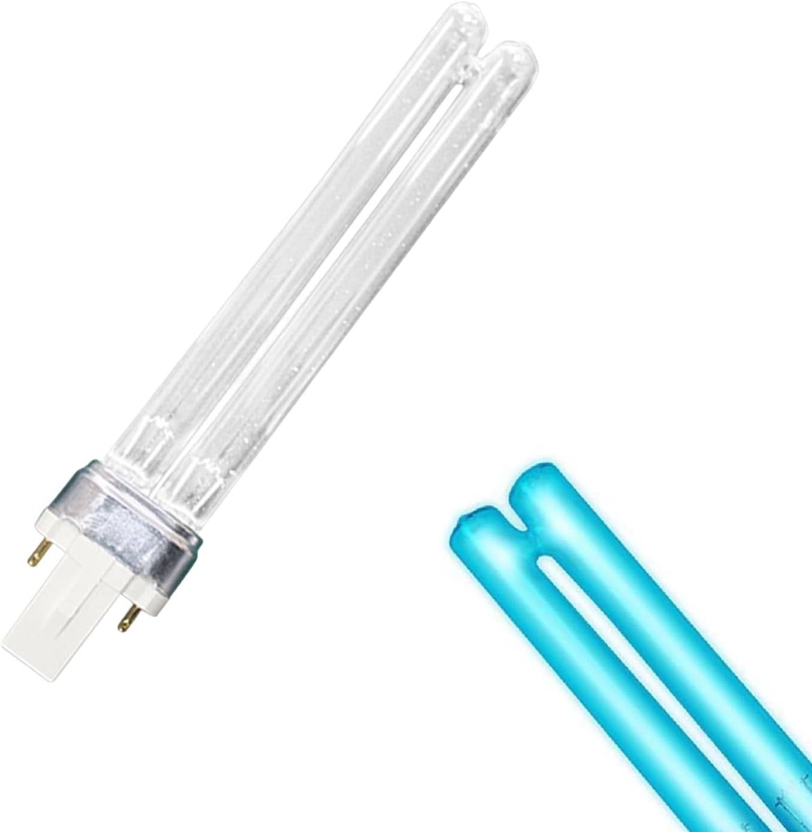 Desinfectielamp UV 7W 2-polig G23 vervangingslamp, UV-desinfectiefilter buisvormig