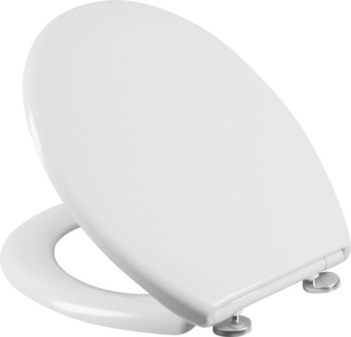 Neutraal Wit WC-bril - Onderhoudsvriendelijke Duroplast - Quick up & Clean functie - Automatische daling - Montage van Boven - Toiletbril - WC-deksel