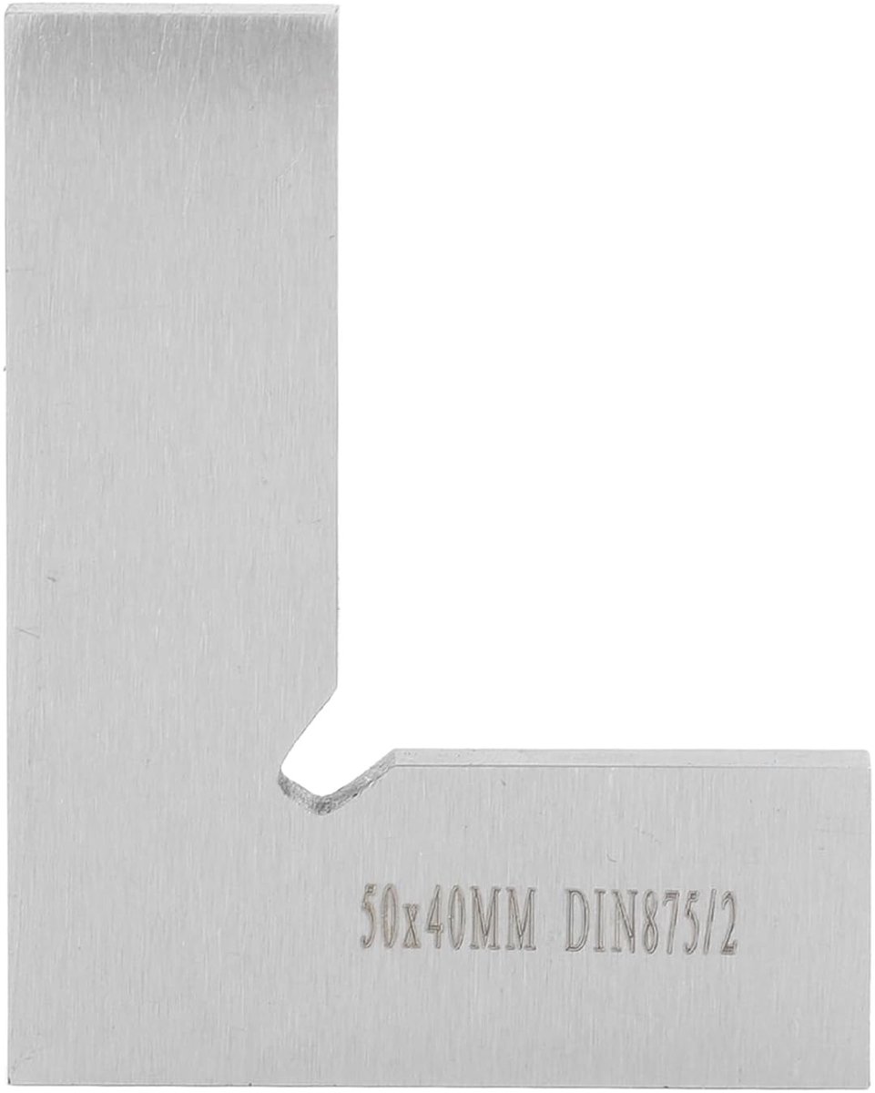 Framing Square, 90 Graden 50x40mm Haakse Machinist Square Ruler, Engineer Framing Tool Voor Houtbewerking Timmerlieden Meten