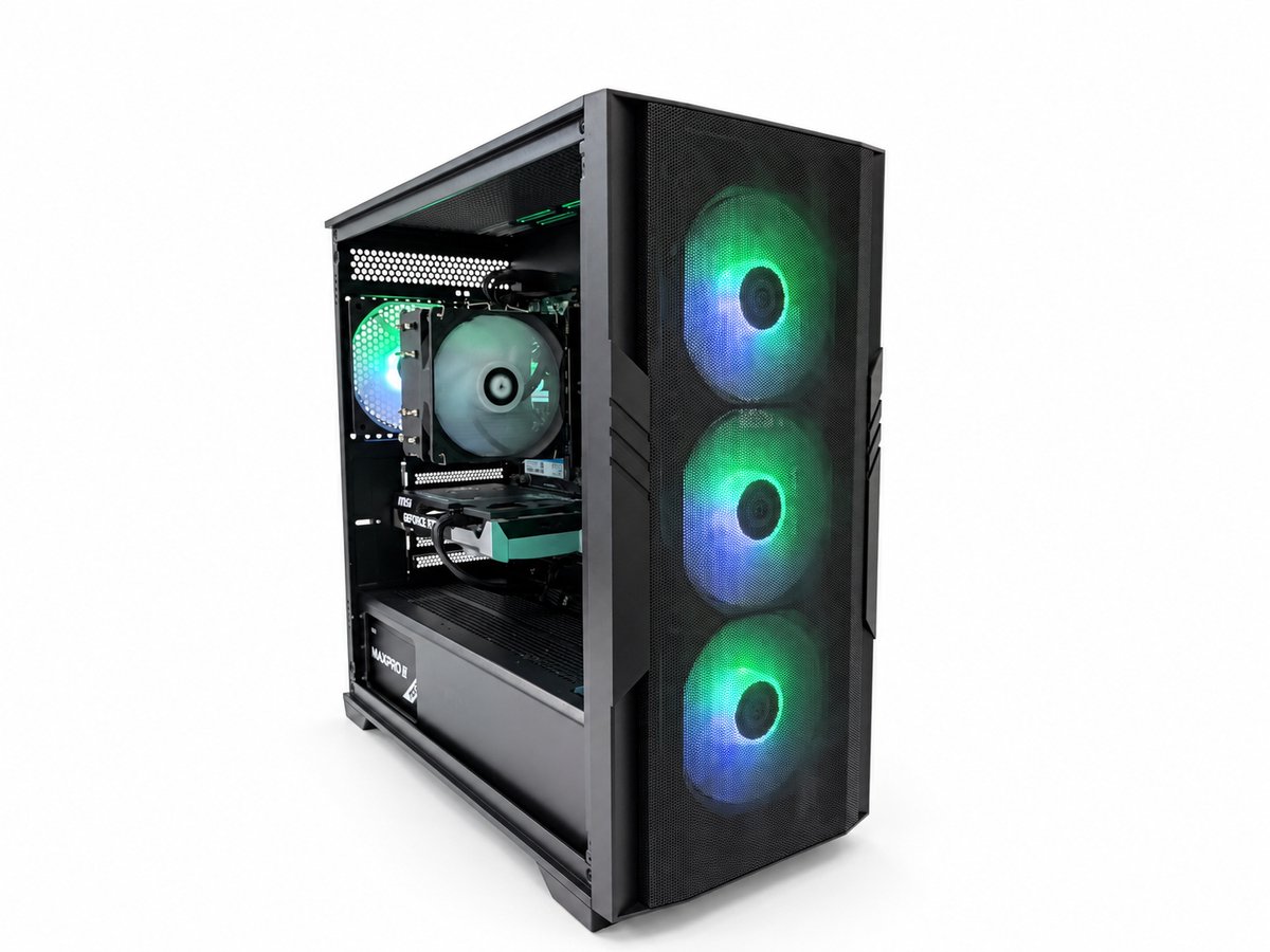 Azoth / PARDUS-5060 / AMD Ryzen 5 7600 TRAY / MSI GeForce RTX 5060 8G VENTUS 2X OC 8GB / 16GB RAM / 1TB M.2 SSD Gaming PC