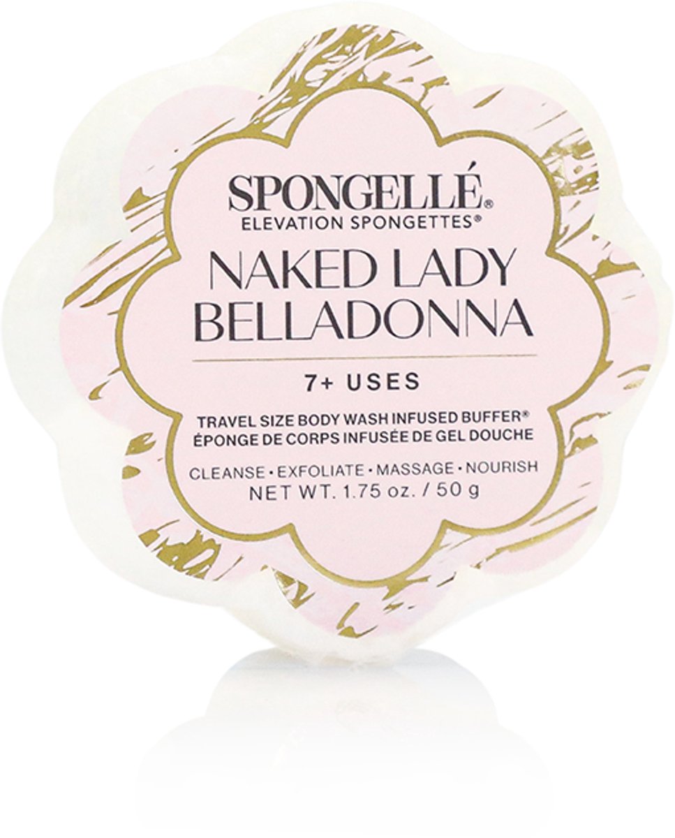 Body Wash Infused Sponge – Naked Lady Belladonna