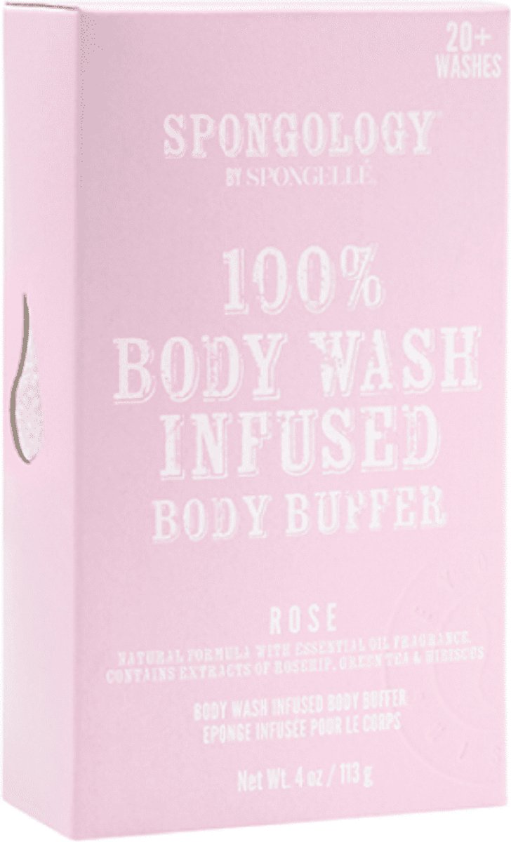 Spongology Body Buffer Rose 20 Washes