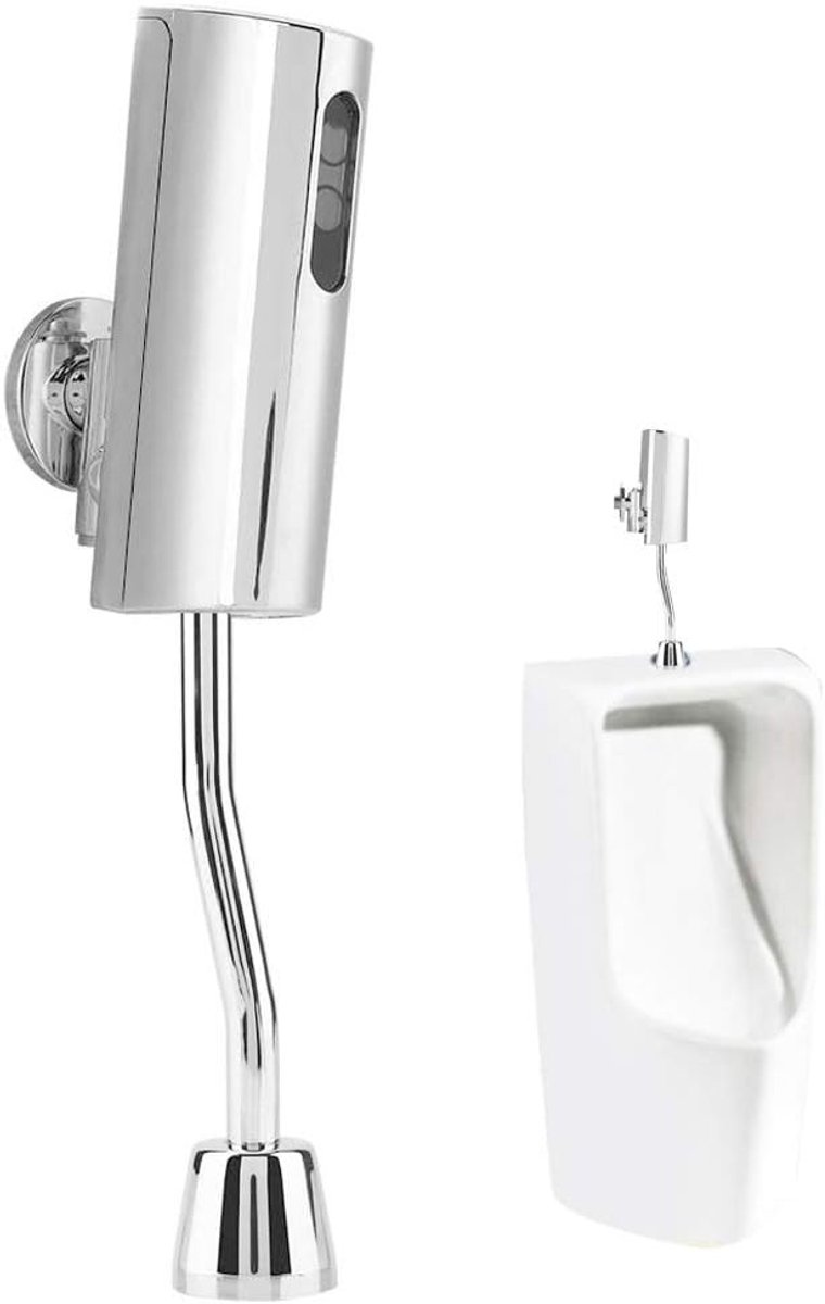 Volledig automatische toiletklep met intelligente sensor, wandmontage, niet-contact spoelklep voor openbare toiletten en thuisgebruik
