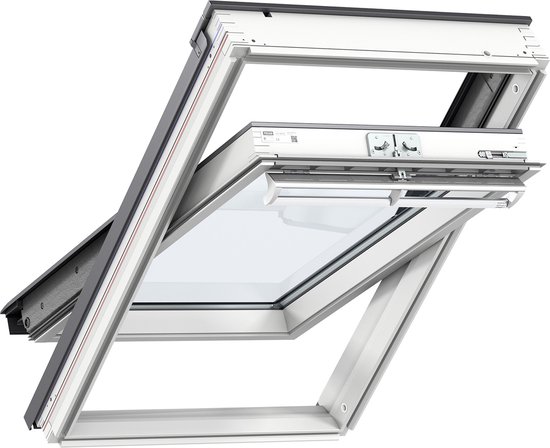 Camper Dakluik voor camper, 42 x 42 cm, voor caravan, raam, dakluik voor universele camper met standaard openingen van 35 x 35 cm, waterdicht en stofdicht, zwart-wit