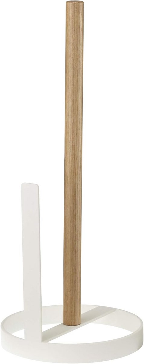 Ronde Keukenrolhouder Wit - Stijlvol en Modern Design