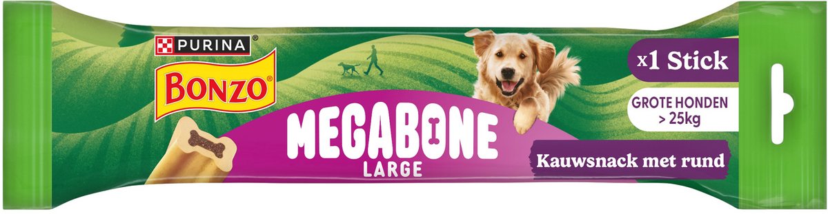 Bonzo Megabone kauwstaaf - 6 x 200 gr