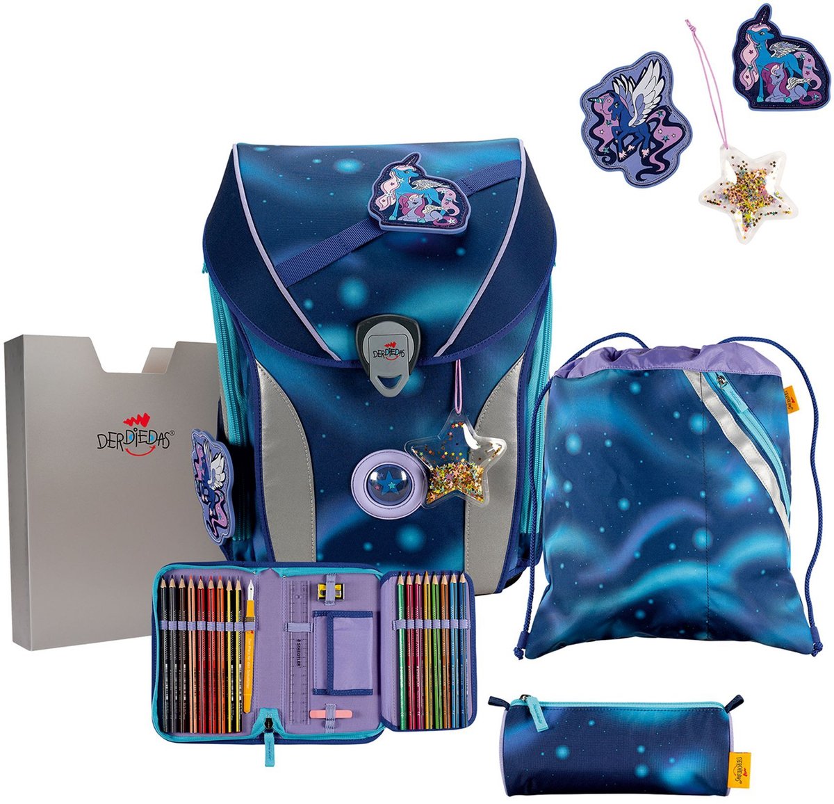 DerDieDas ErgoFlex Max Schooltas set 5-delig