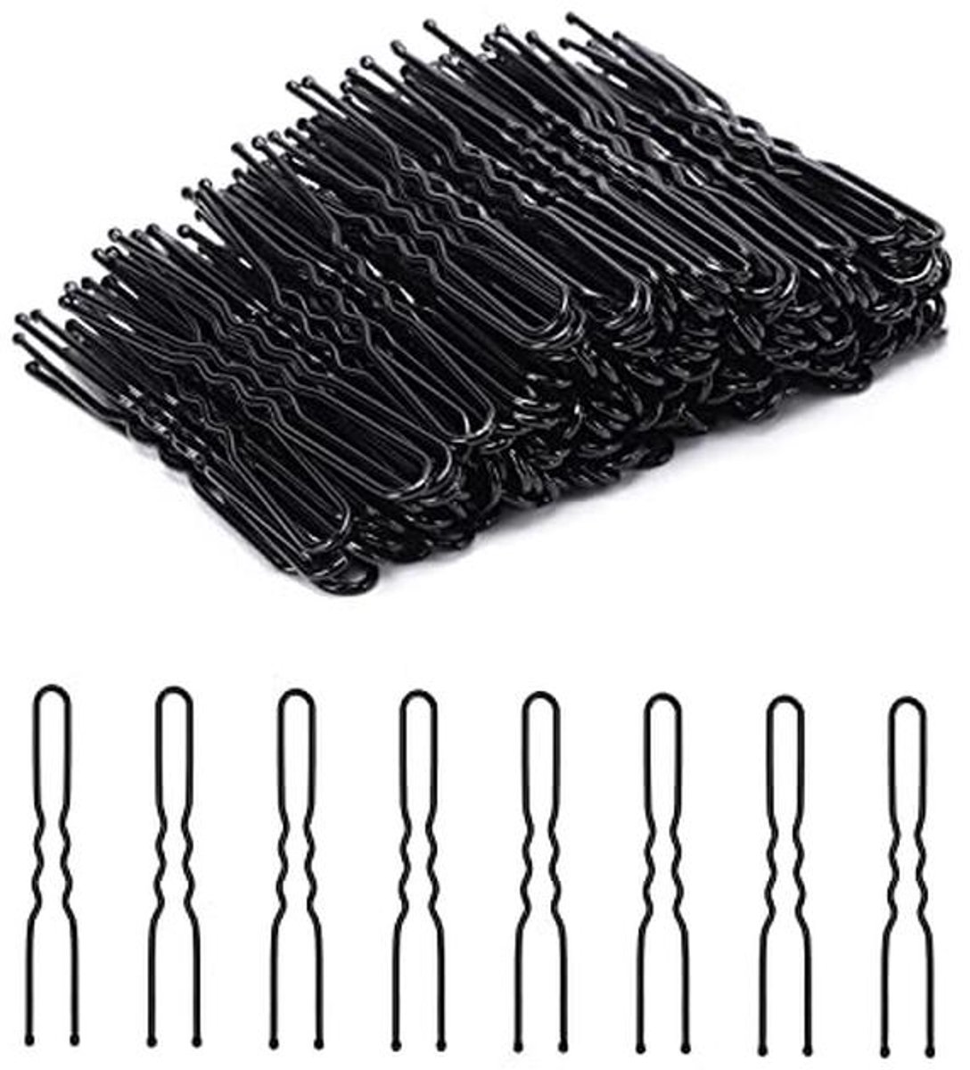 U-vormige haarspelden - 200 stuks voor Updos en Haarstyling