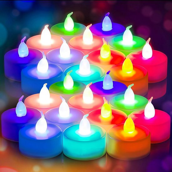 Idyl Mini Onderwater LED-lampjes – Blauw, 12 Stuks – Waterdicht IP68, Batterijgevoed, Vlamloos – Voor Vazen, Aquaria En Zwembaden