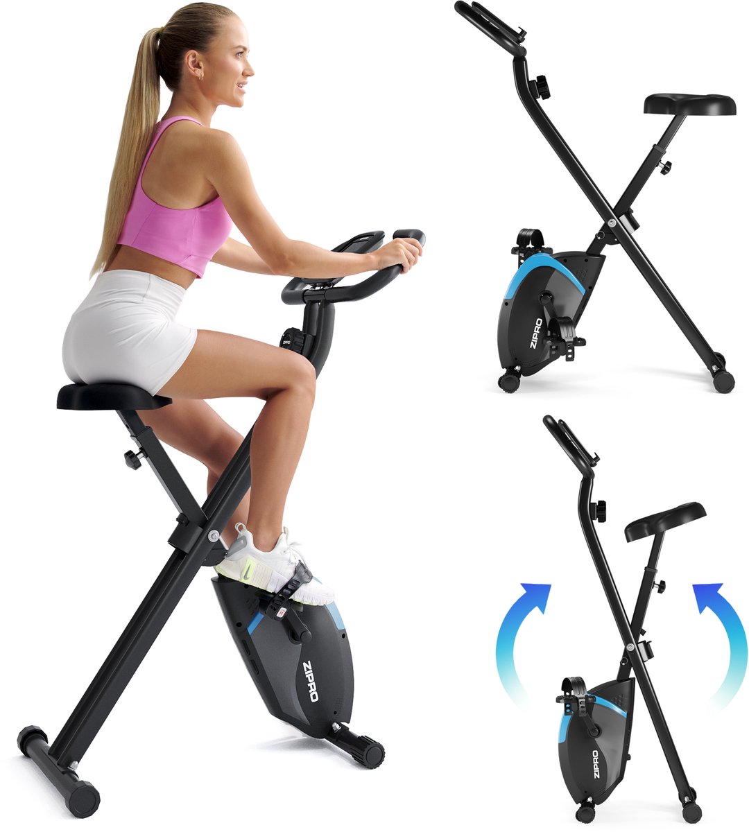 ZIPRO Future X Opvouwbare Hometrainer met Magnetisch - afbeelding 3