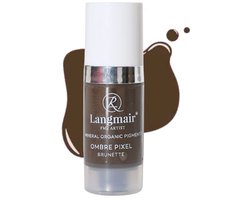 Langmair Pigmenten voor de wenkbrauwen- permanente make-up - Ombre Pixel - Powder Brow- Brunette