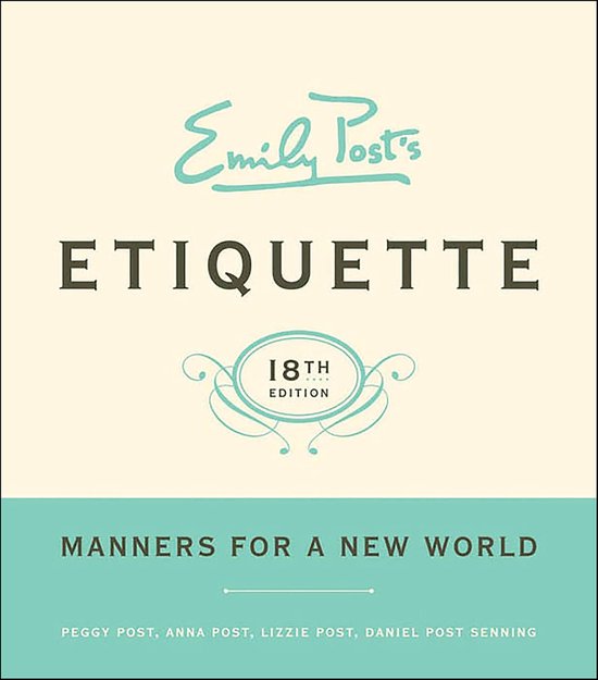 Emily Post's Etiquette - cover