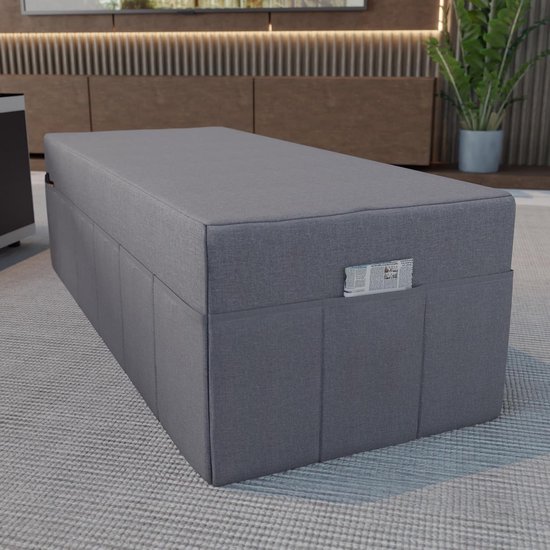 3-delige Vouwmatras voor Gasten of Camping, 15 cm Dik, 160 x 195 cm van Merkloos — afbeelding 4