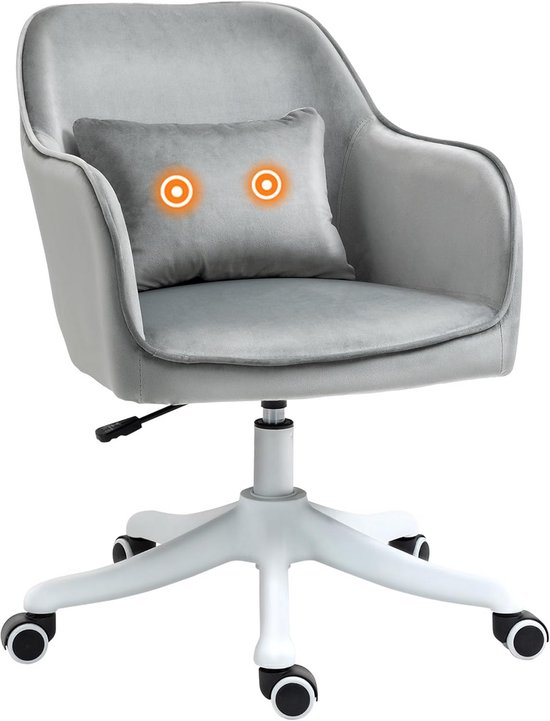 ALFORDSON Ergonomische bureaustoel met massagefunctie, voetensteun en ALFORDSON Ergonomische bureaustoel met massagefunctie, voetensteun en
