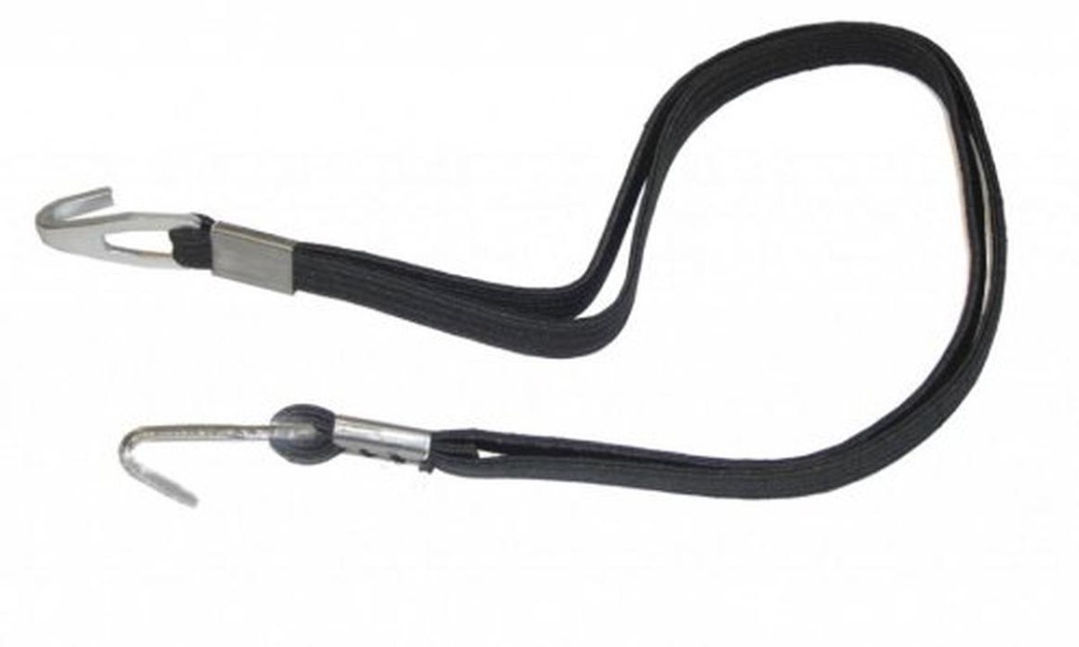 Spanband Zwart 58 x 3 x 3 cm - Stevige Spanriem met Haken