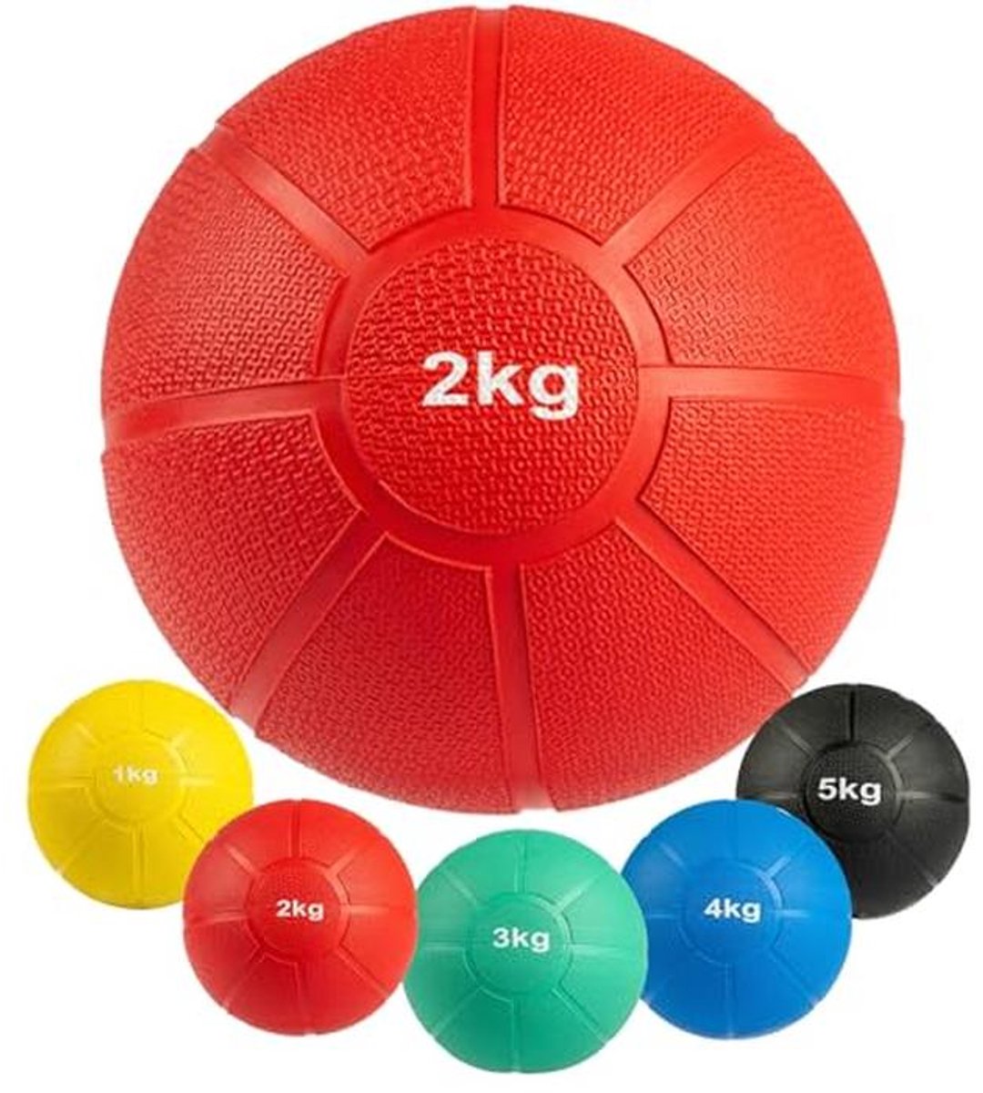 Medicijnbal voor Krachttraining en Revalidatie - Beschikbaar in 1KG tot 5KG