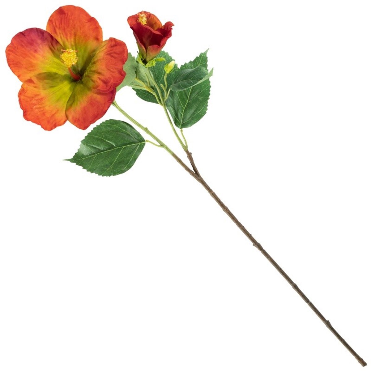 homebound by ky Kunstbloem Hibiscus 67cm rood