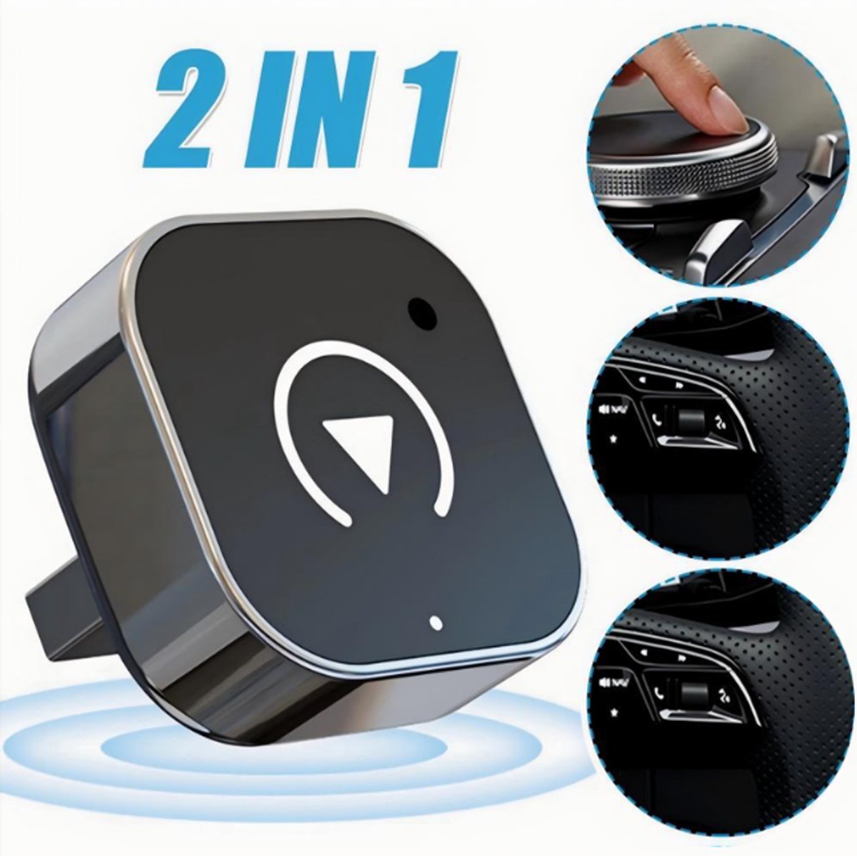 geschikt voor CarPlay-adapter (bedraad naar draadloos) voor connectiviteit in de auto.