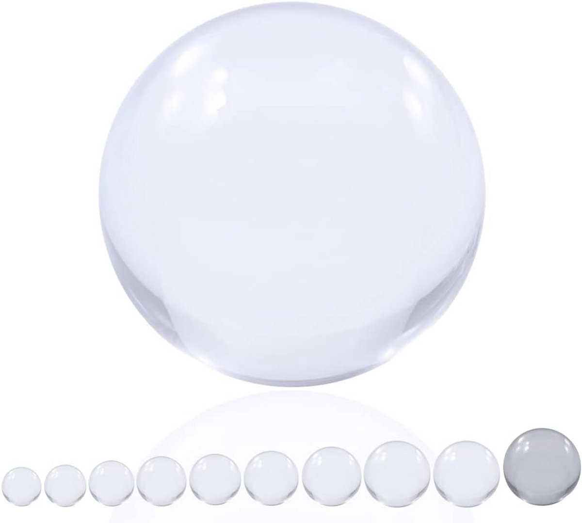 Transparante 120mm Acryl Contact Jongleren Bal voor Manipulatie en Prestaties