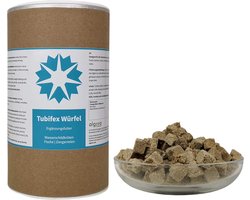 Gevriesdroogde Tubifex Kubussen voor Schildpadden - Hoogwaardig Visvoer 1L = 130g