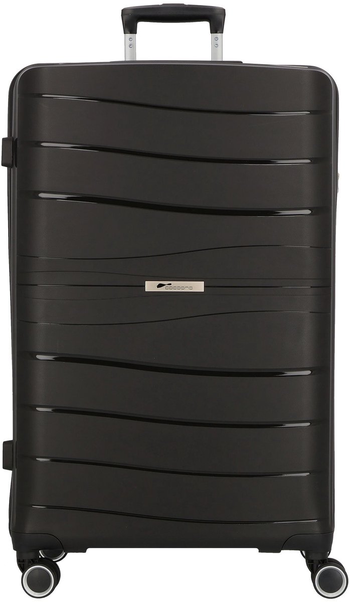 cocoono Leon 4 wielen Trolley 76 cm - Harde bagage - TSA slot - schwarz