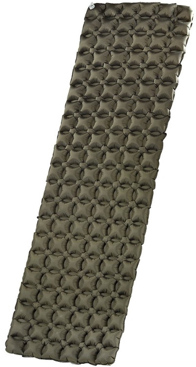 M-Tac opblaasbare slaapmat 195x60 cm, olijfgroen