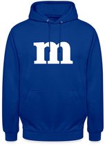 Carnaval Groep Kostuum Letter M Complete Set Hoodie Unisex