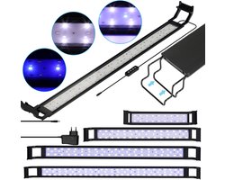 LED Aquariumlamp Blauw/Wit 20W – Roestvrijstalen Bevestiging