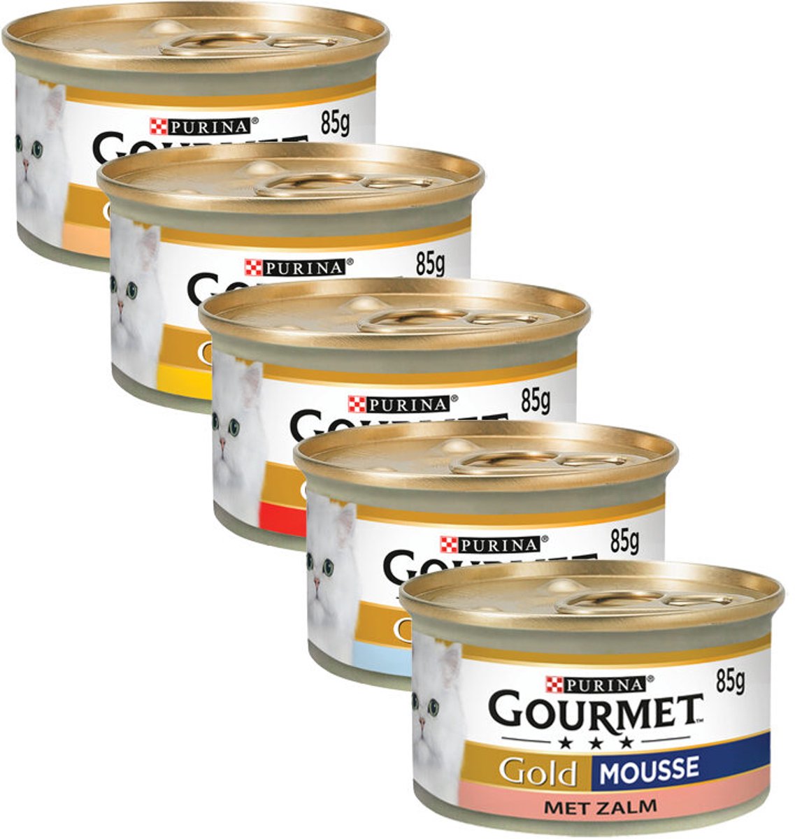 Gourmet Gourmet Gold Mousse - Rund - 48 x 85 gram