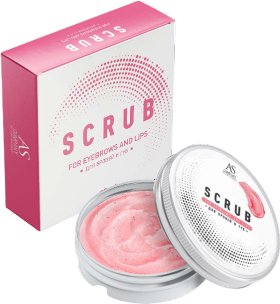 ASCompany Scrub for Eyebrows and Lips 30 g – Exfoliating & Cleansing Care