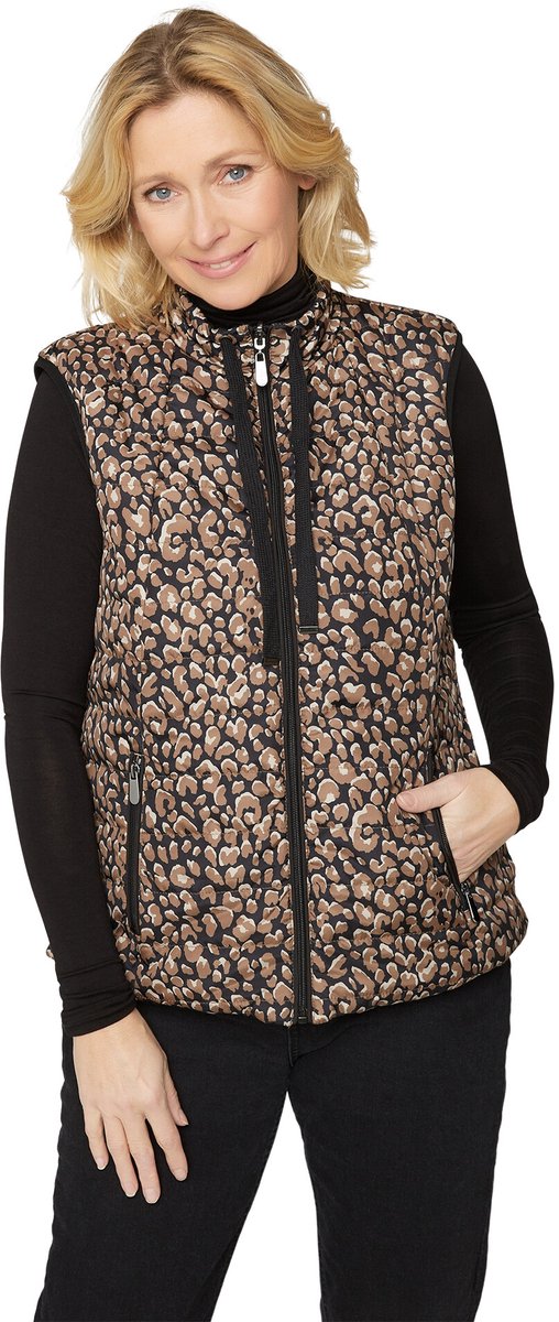 Brandtex. Bodywarmer Met Print