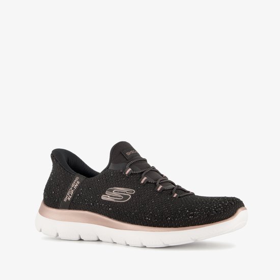 Baskets femme Skechers Hands Free Slip-Ins Summits - Zwart - Pointure 39