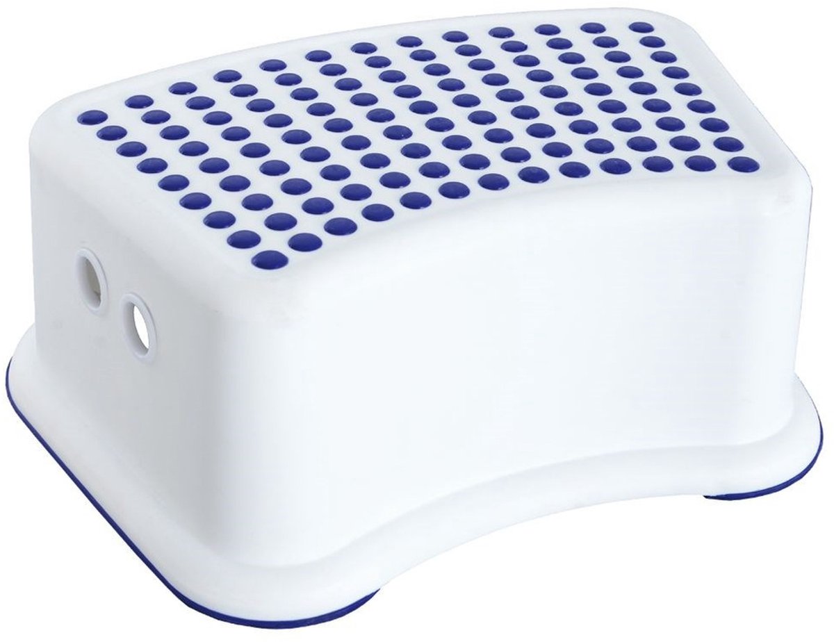 Orion - Antislip Podium - Voor Kinderen - Wit en Blauw - Max 80 kg