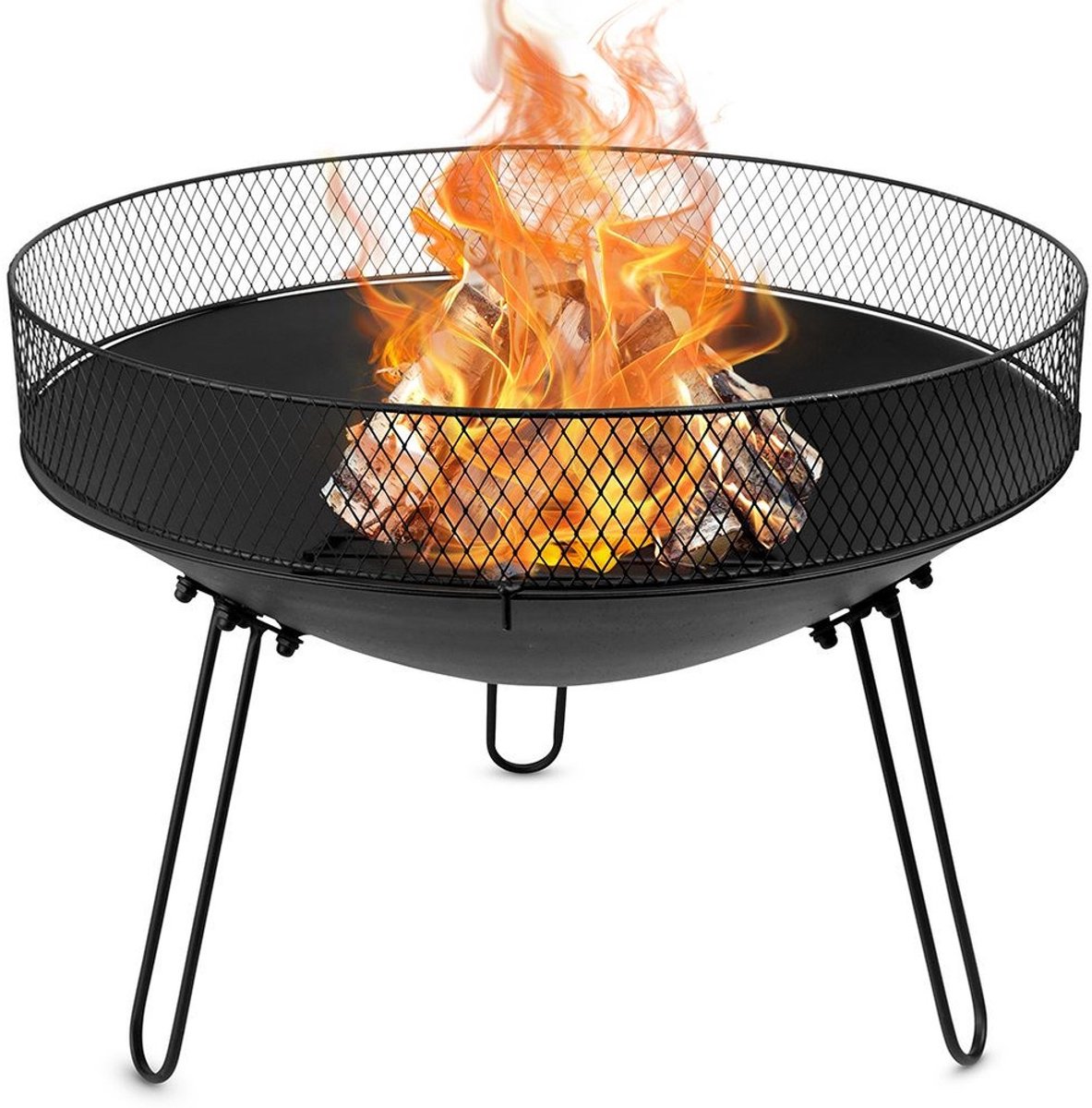 Ambiance - Tuinhaard - 60 cm - Metaal - Zwart