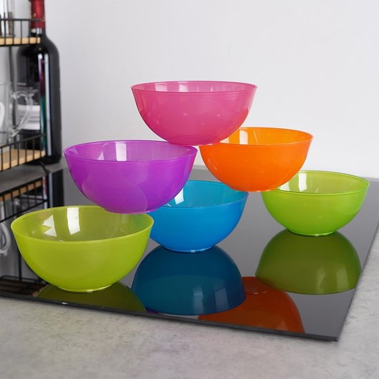 Excellent Houseware Schalenset 13 Cm Polypropyleen 6 Stuks van Merkloos — afbeelding 2