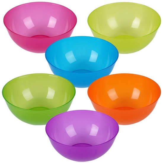 Excellent Houseware Schalenset 13 Cm Polypropyleen 6 Stuks van Merkloos — afbeelding 3