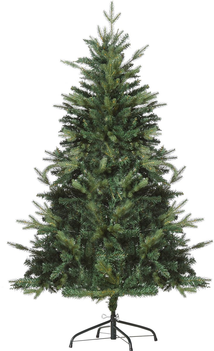 HOMCOM Kerstboom PVC, PE, Metaal Ø105 x 150H cm Groen