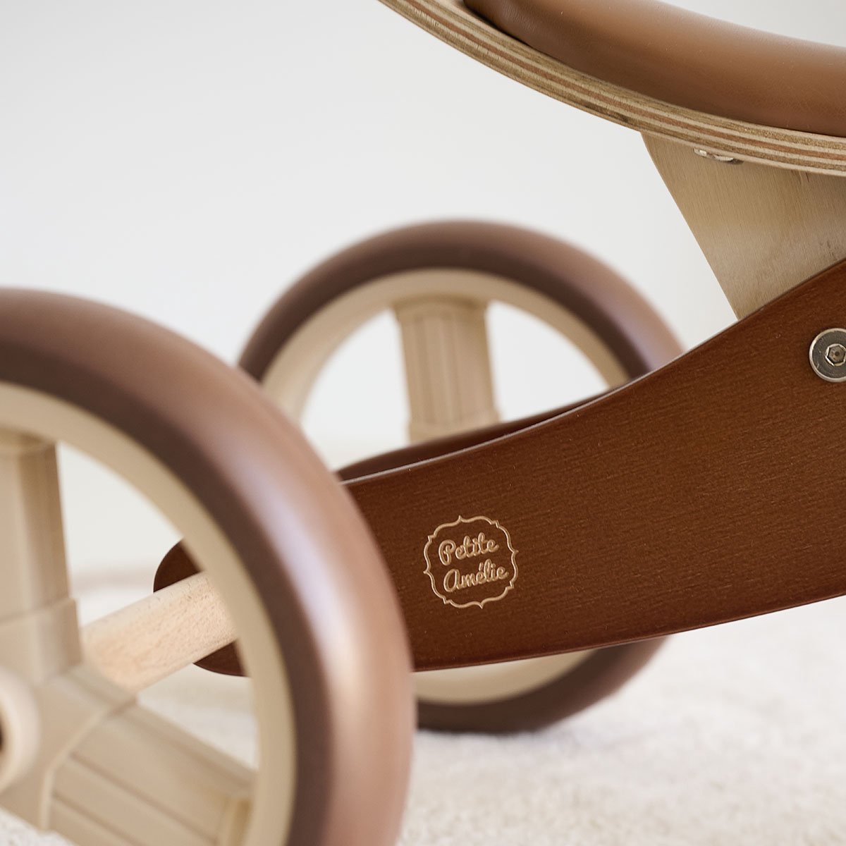 Petite Petite Amélie Houten Loopfiets Noyer - 2-in-1 Design thumbnail 5