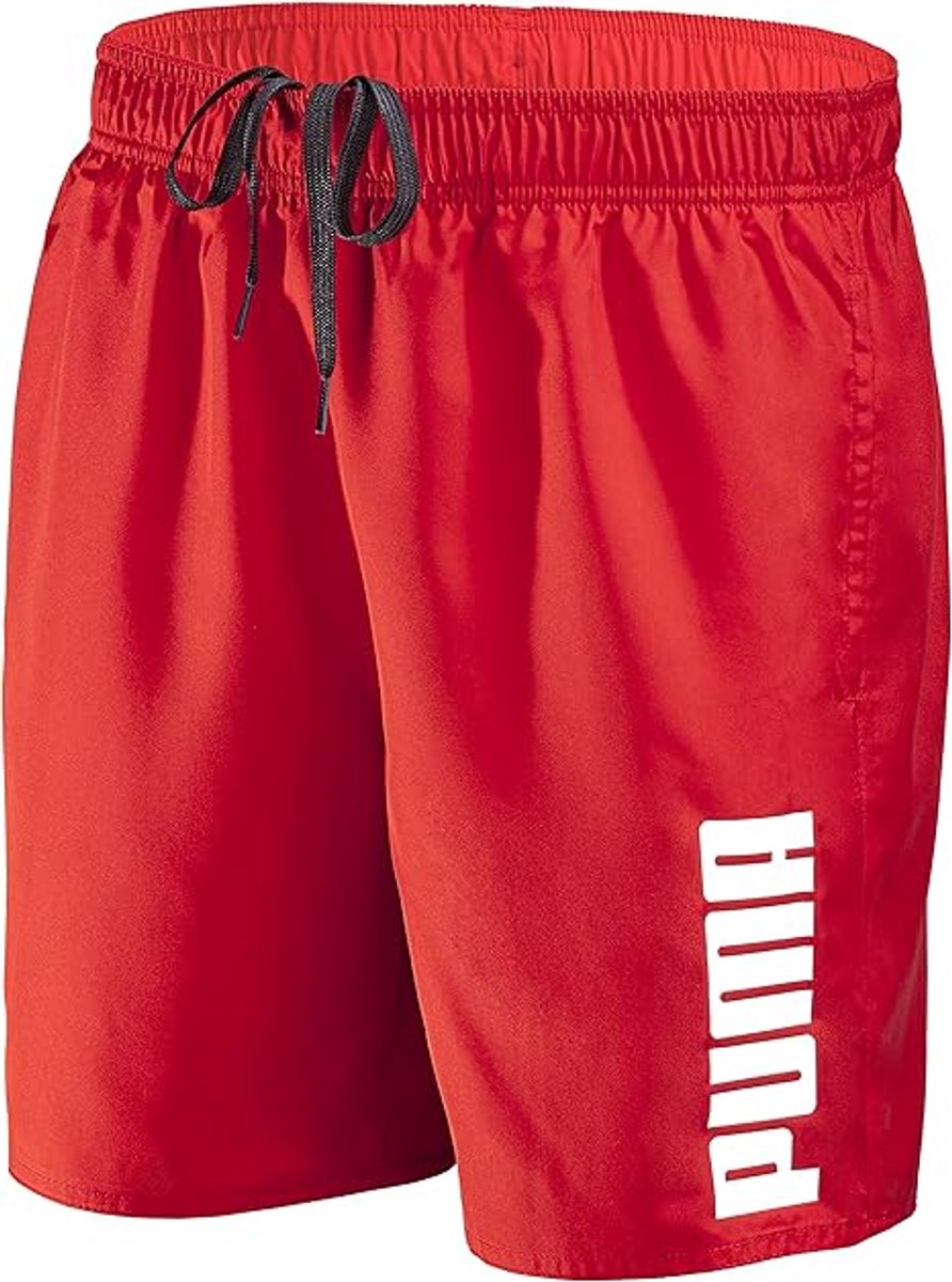 Puma heren zwembroek midden XXL Rood