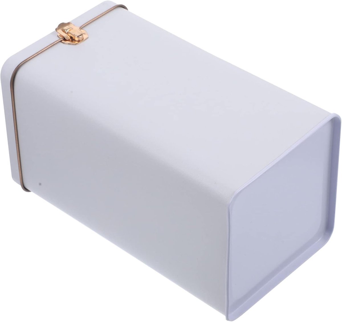 Theebus voor losse thee, luchtdichte theepot, luchtdicht afsluitbare pot, wit, 10*18*19 cm