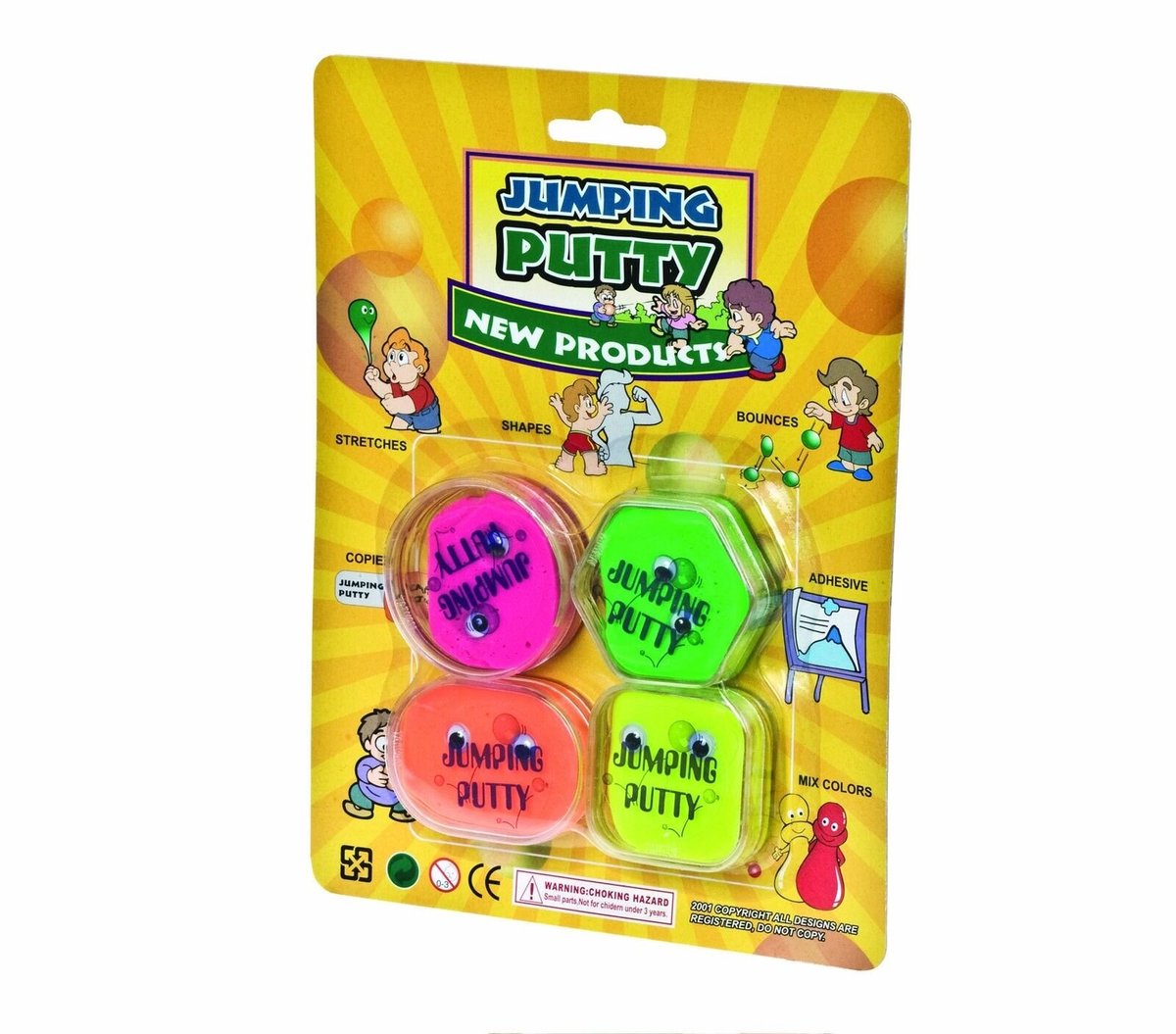 Jumping Putty 4-pack