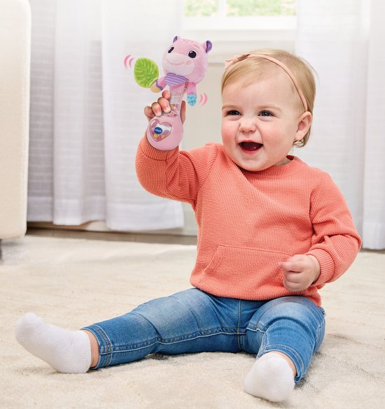 VTech - Dierenvriendjes Rammelaar - Nijlpaard Roze van Vtech — afbeelding 4
