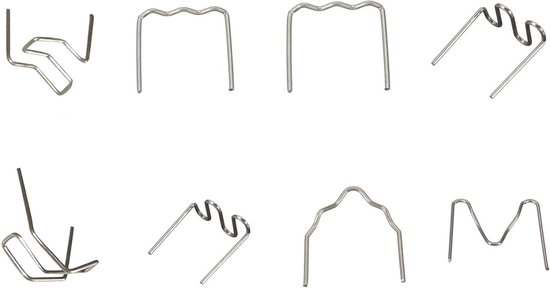 BGS 73353 Reparatie Nietjes Set | Golfvorm | 0,8mm | 100 stuks | Automotive Line