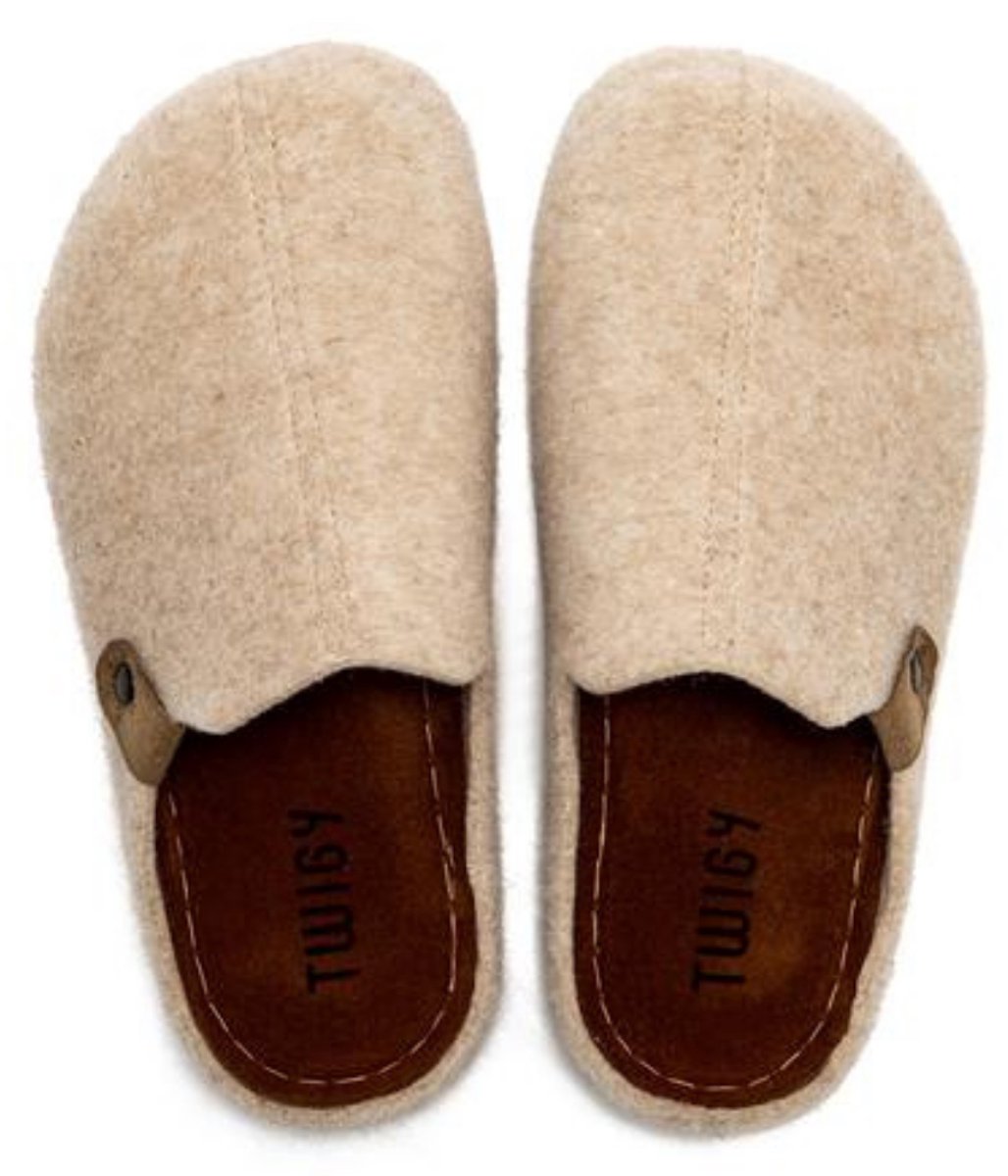 Berussa - Twigy Teina- - Dames Sloffen - Sloffen - Huispantoffels - - Warme Vilten Pantoffels - Anti Slip -36/40