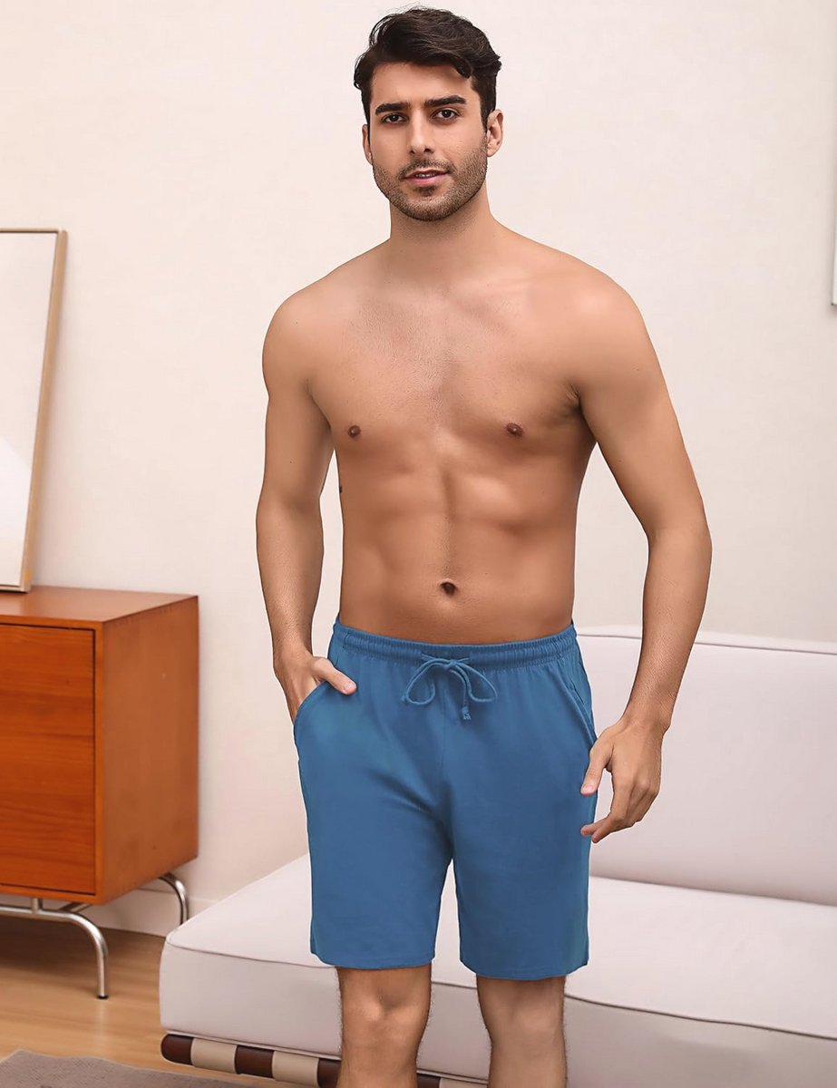 Korte Pyjamabroek voor Heren van Katoen - Comfortabele Bermuda Slaapshorts