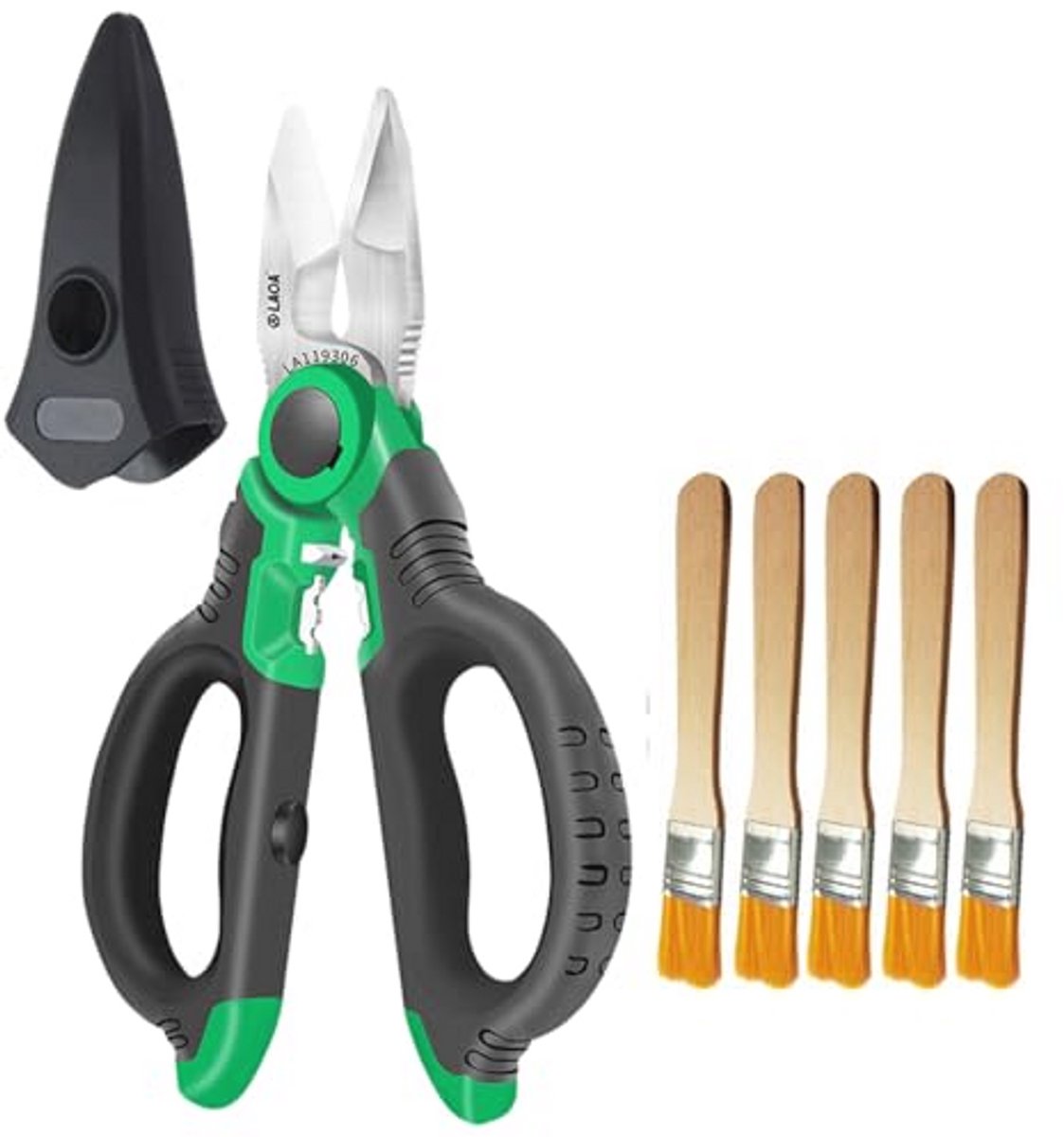 Multifunctionele Elektriciensschaar met Roestvrijstalen Tanden - 6 Inch